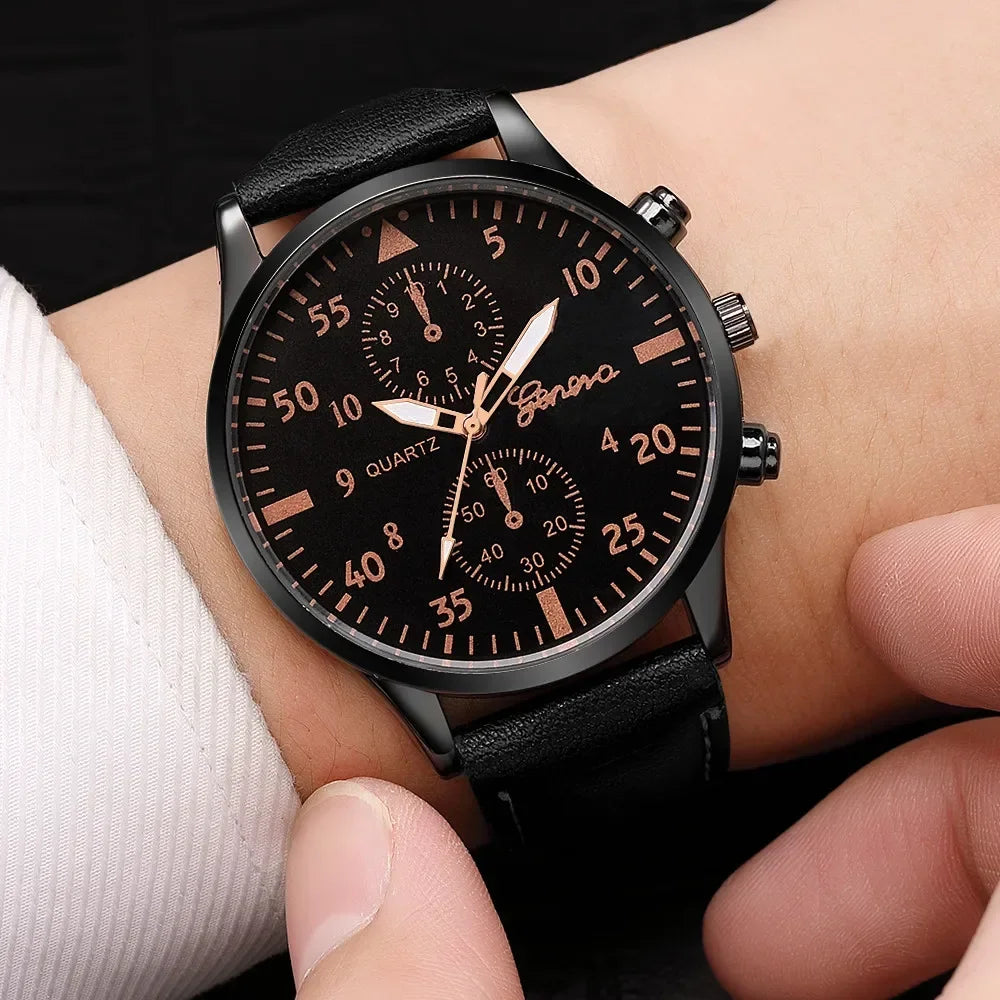 Luxury Men's Watch Fashion Watch For Men Watch Sport Watches Leather Casual Wristwatch Reloj Hombre erkek kol saati