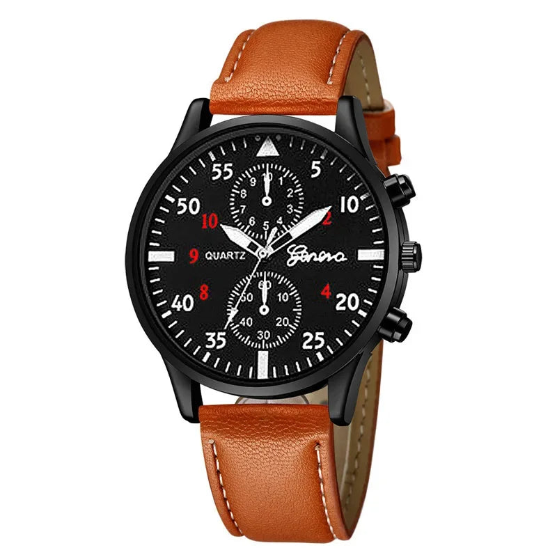 Luxury Men's Watch Fashion Watch For Men Watch Sport Watches Leather Casual Wristwatch Reloj Hombre erkek kol saati