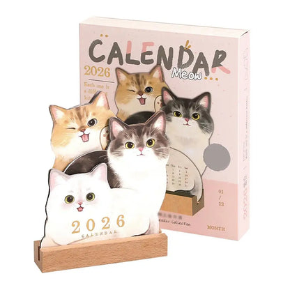 🐶✨ Cute 3D Pet Kid Desk Calendar – Make Every Day Happier!